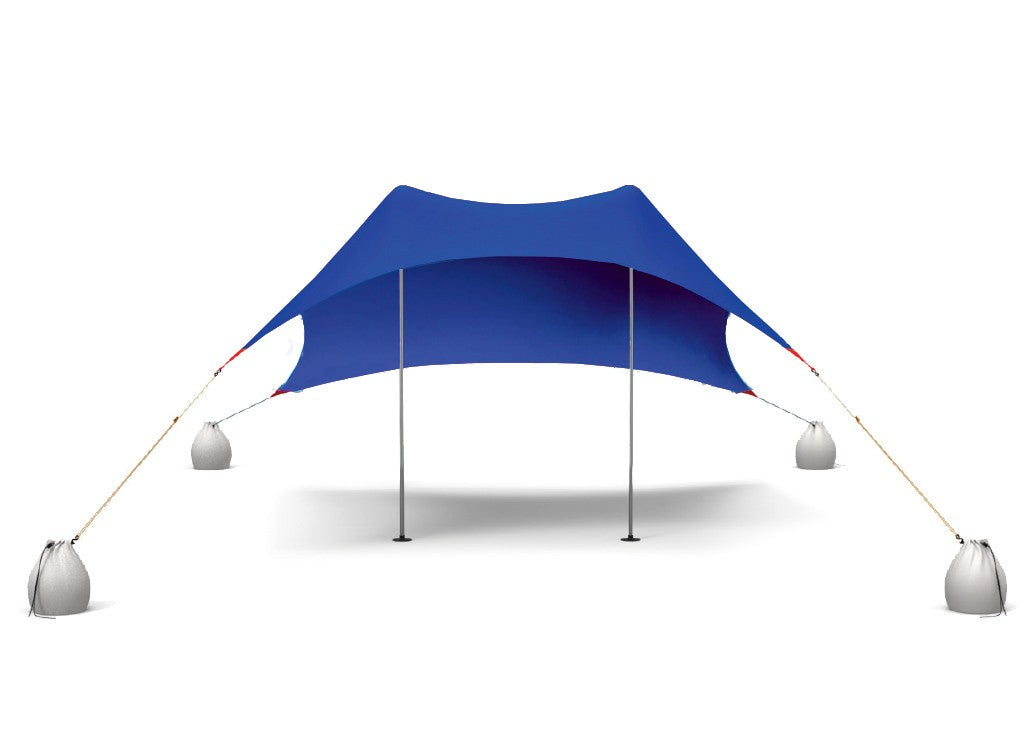 Τέντα Παραλίας Με Προστασία Uv Salty Tribe Aeolians Beach Elastic Tent 200x200 cm Royal Blue | www.lightgear.gr