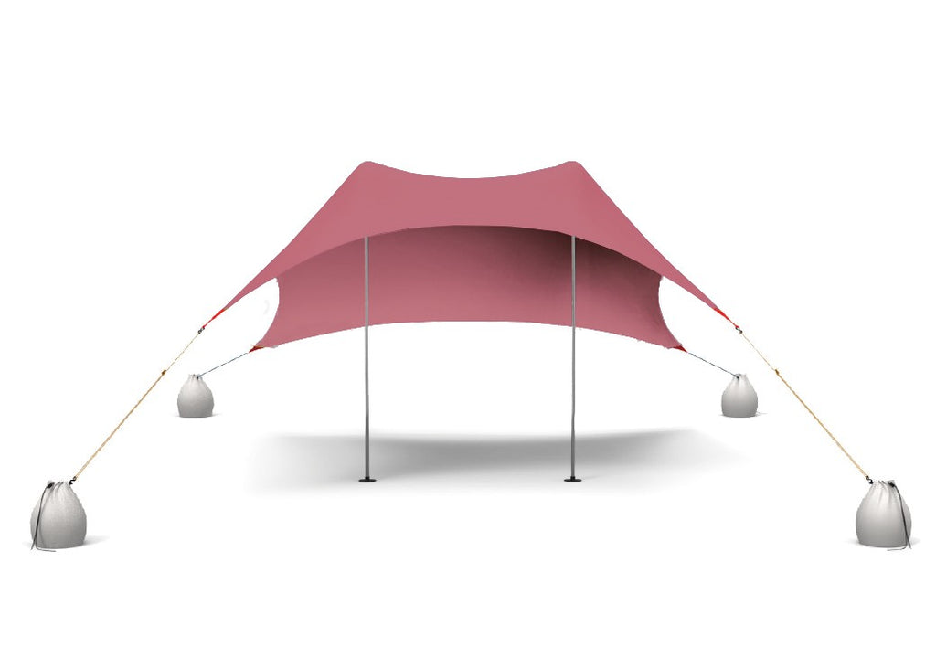 Τέντα Παραλίας Με Προστασία Uv Salty Tribe Aeolians Beach Elastic Tent 200x200 cm Old Rose | www.lightgear.gr