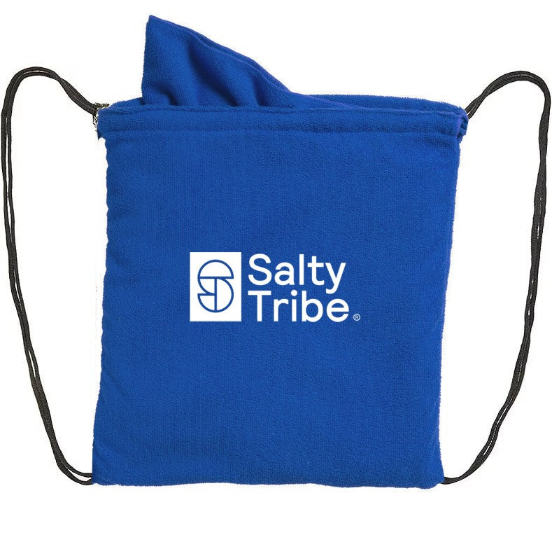 Πετσέτα Θαλάσσης Και Τσάντα Salty Tribe Bajau Beach Towel & Swim Bag Blue Gent | www.lightgear.gr
