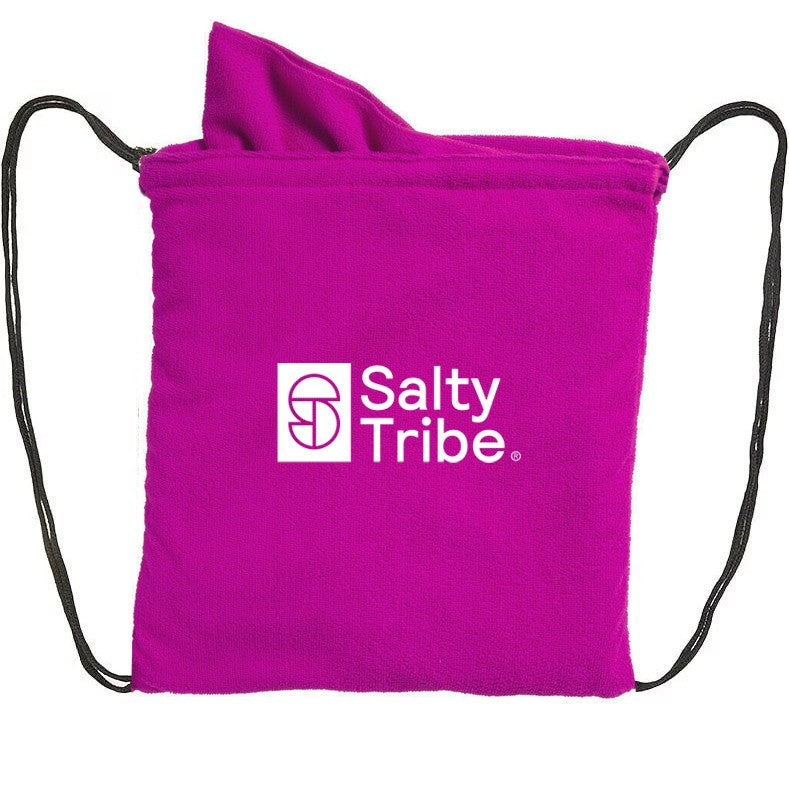 Πετσέτα Θαλάσσης Και Τσάντα Salty Tribe Bajau Beach Towel & Swim Bag Barbie Pink | www.lightgear.gr
