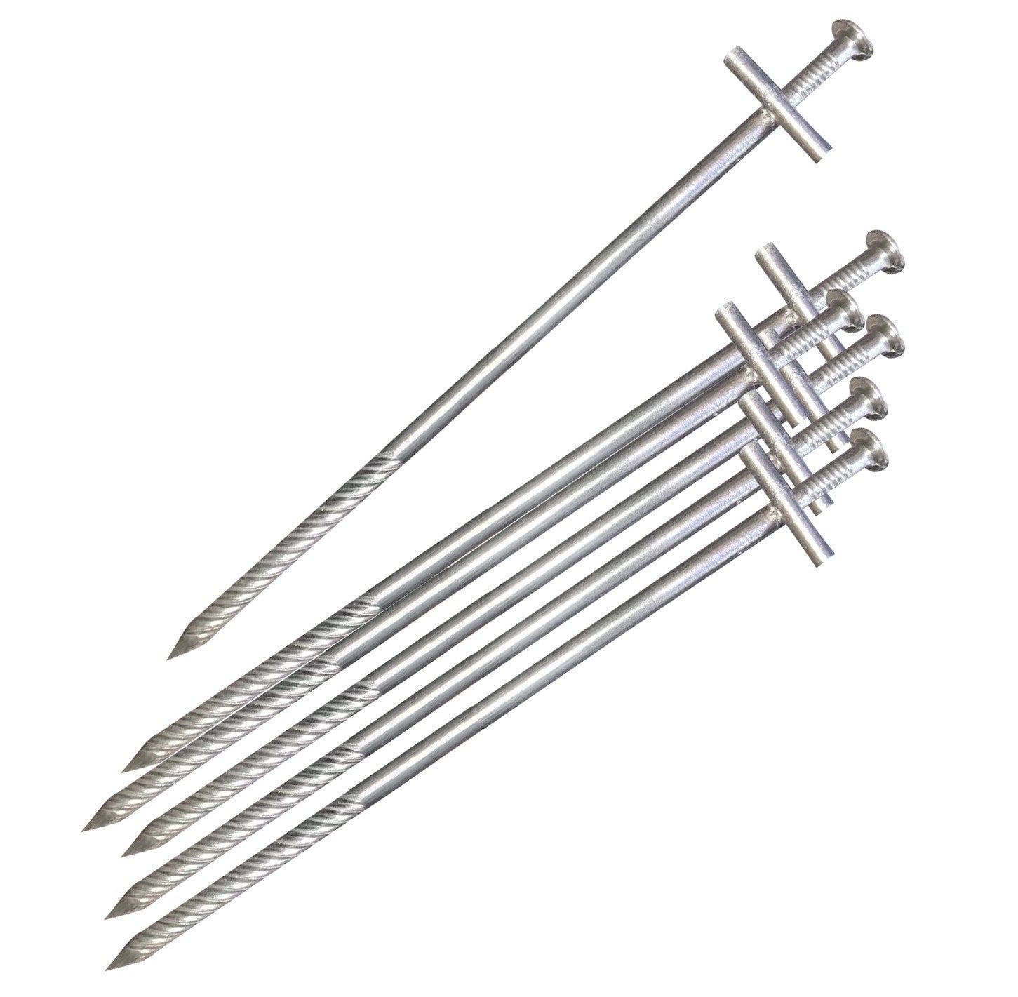 Μεταλλικά Πασαλάκια Σταυρός New Camp 6τμχ 23cm X 6,3mm | www.lightgear.gr