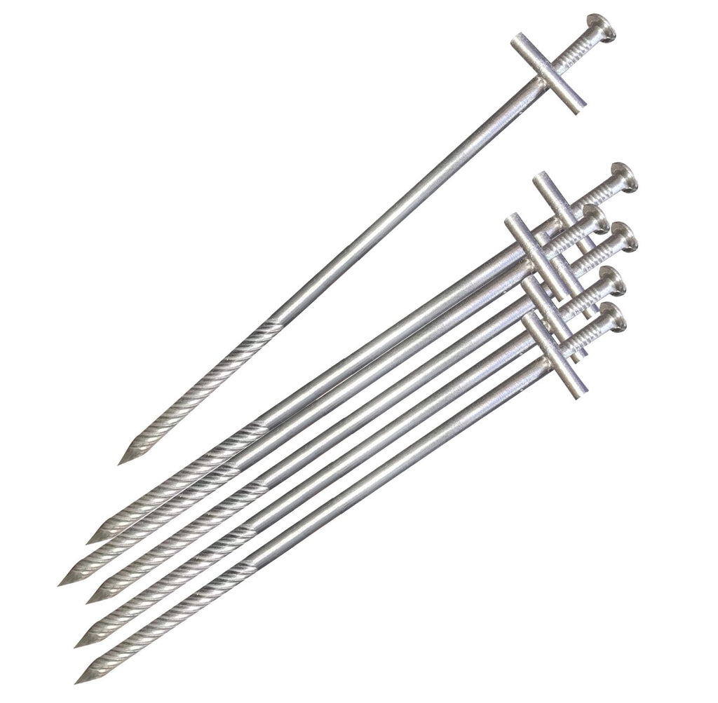Μεταλλικά Πασαλάκια Σταυρός New Camp 6τμχ 23cm X 6,3mm | www.lightgear.gr