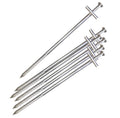 Μεταλλικά Πασαλάκια Σταυρός New Camp 6τμχ 23cm X 6,3mm | www.lightgear.gr
