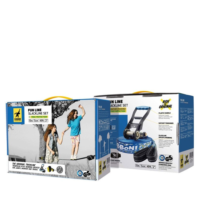 Ιμάντας Ισορροπίας Slackline Gibbon Fun Line Treewear Σετ | www.lightgear.gr