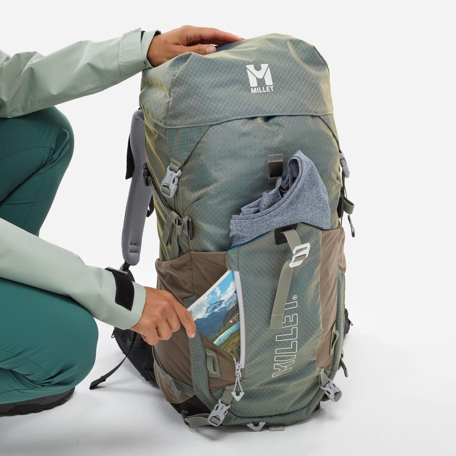 Ορειβατικό Γυναικείο Σακίδιο Millet Ubic 40 Γκρι | www.lightgear.gr