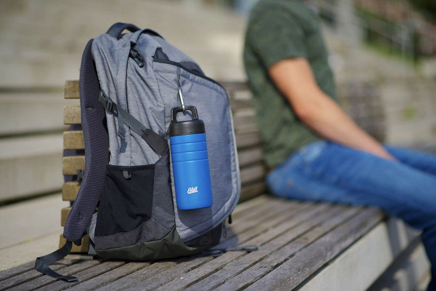 Θερμός Ανοξείδωτο Esbit Majoris Insulating Lid 450ml Μπλε | www.lightgear.gr
