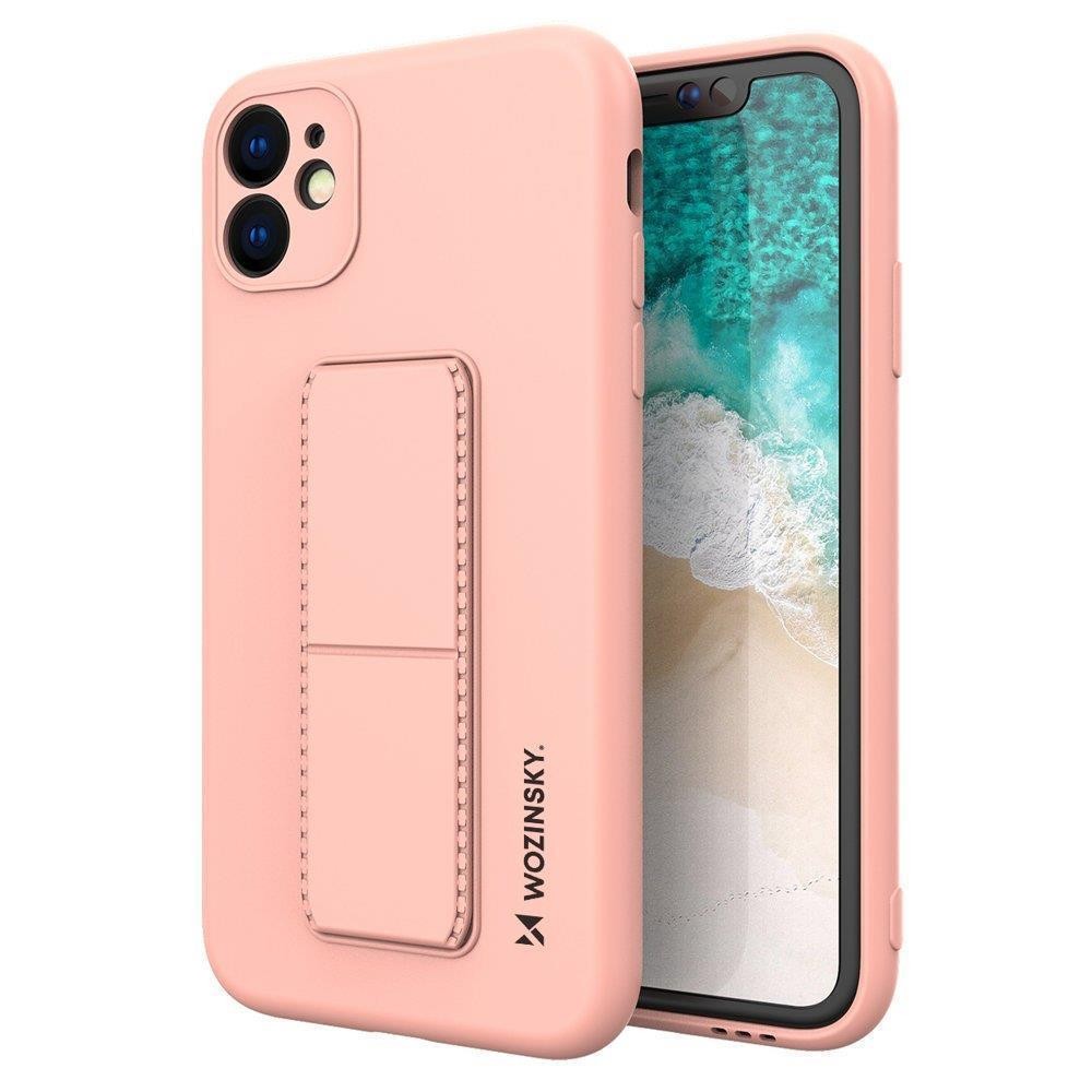 Kickstand Case Σιλικόνης με Stand Wozinsky για Samsung Galaxy A32 5G Ροζ | www.lightgear.gr