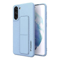 Kickstand Silicone Case με Stand Wozinsky για Samsung Galaxy S21+ 5G Light Blue | www.lightgear.gr