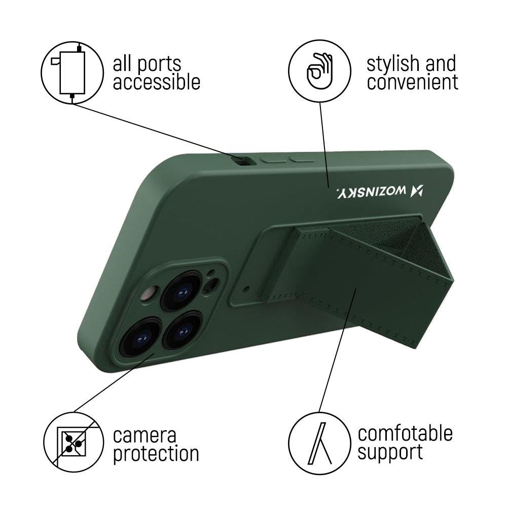 Kickstand Case Σιλικόνης με Stand Wozinsky για Samsung Galaxy S21 Ultra 5G Κόκκινο | www.lightgear.gr