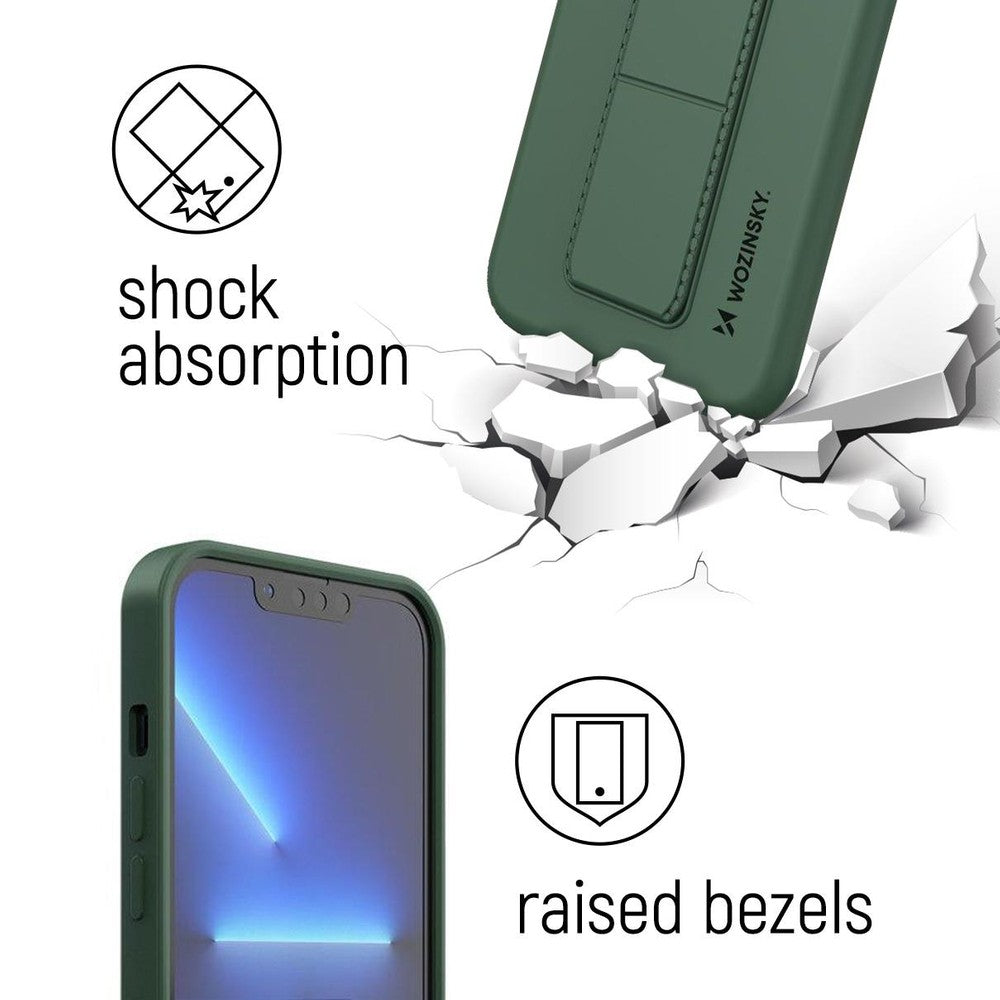Kickstand Silicone Case με Stand Wozinsky για Samsung Galaxy S21 Ultra 5G Light Blue | www.lightgear.gr