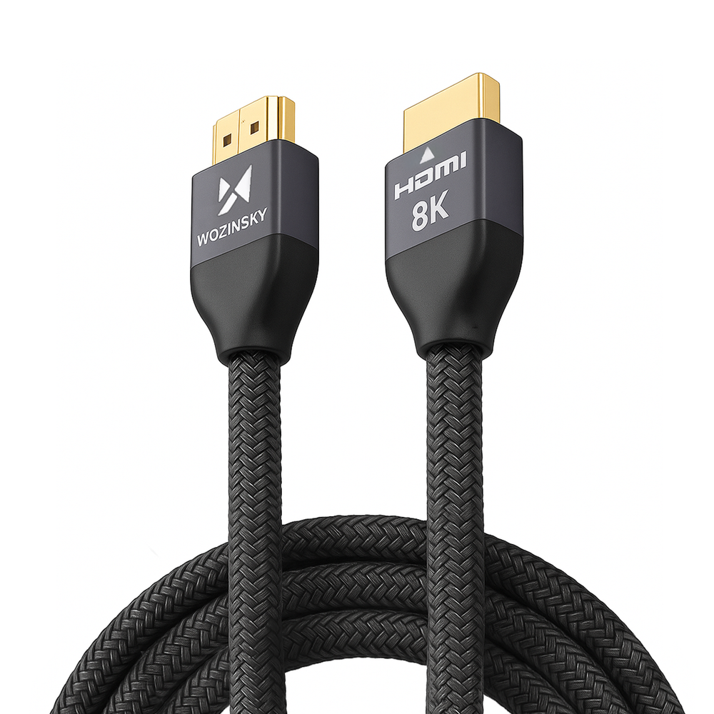 HDMI 2.1 Cable 8K 60Hz 48Gbps / 4K 120Hz / 2K 144Hz 3m Wozinsky Ασημί (WHDMI-30) | www.lightgear.gr