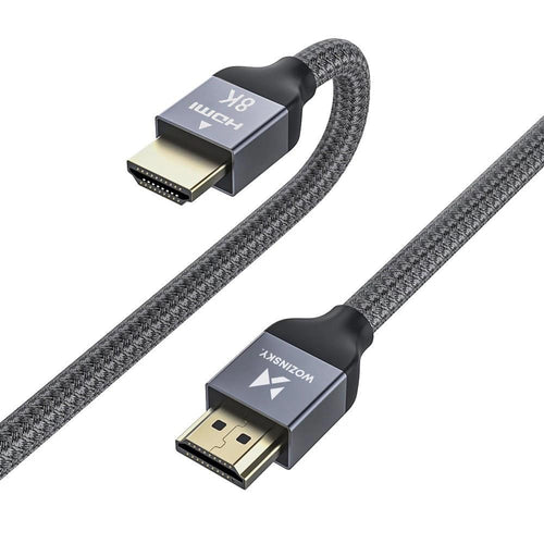 HDMI 2.1 Cable 8K 60Hz 48Gbps / 4K 120Hz / 2K 144Hz 3m Wozinsky Ασημί (WHDMI-30) | www.lightgear.gr