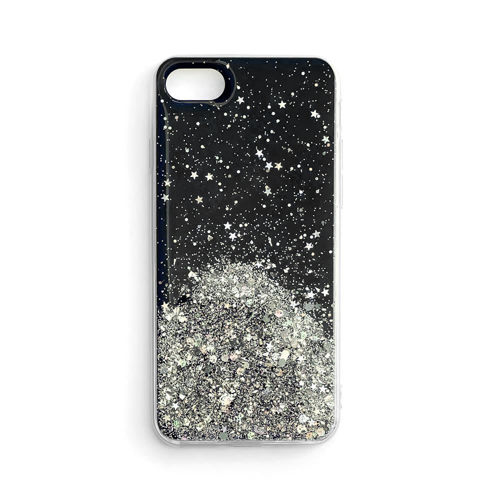 Star Glitter Shining Cover Wozinsky για Xiaomi Redmi Note 9T 5G Μαύρο | www.lightgear.gr