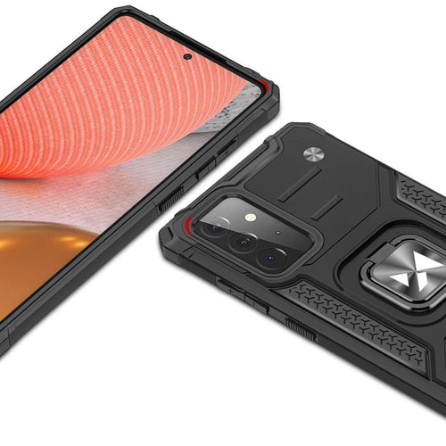 Ring Armor Case Kickstand Wozinsky Tough Rugged για Samsung Galaxy A72 4G Μπλε | www.lightgear.gr