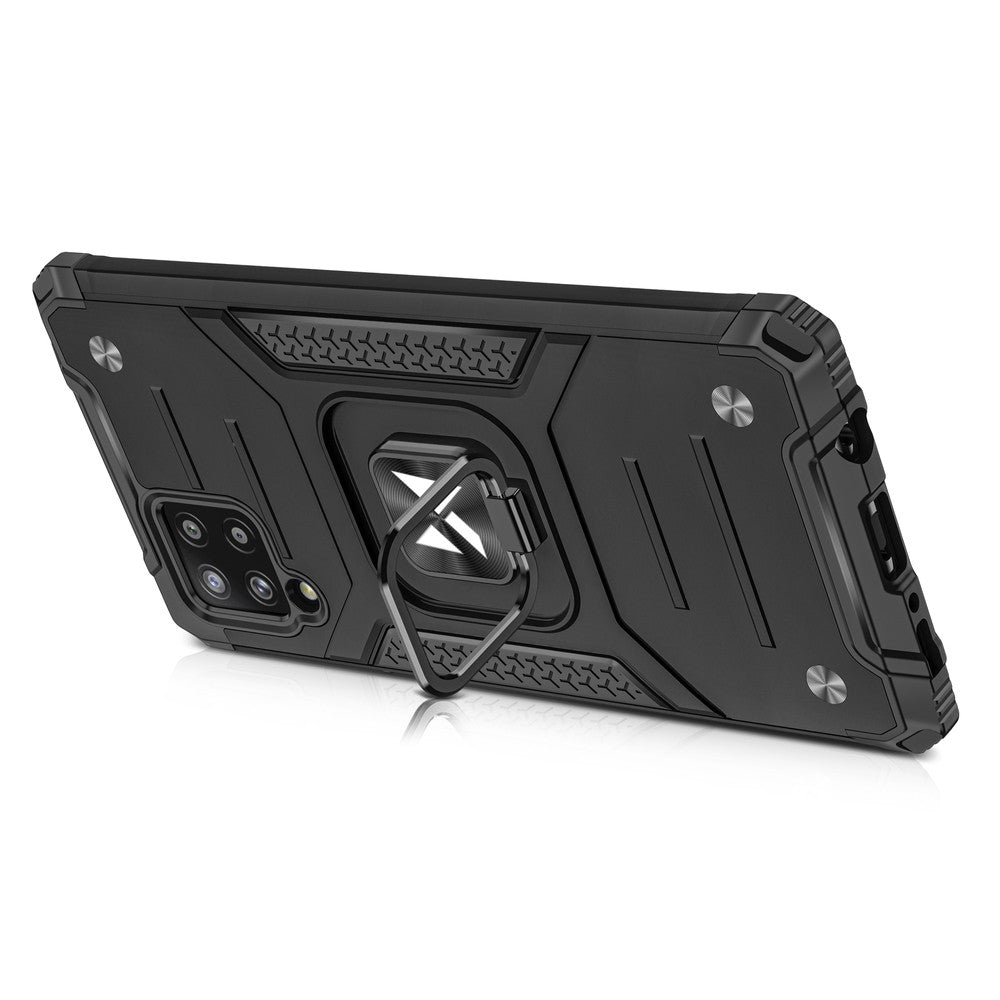 Ring Armor Case Kickstand Wozinsky Tough Rugged για Samsung Galaxy A42 5G Ασημί | www.lightgear.gr
