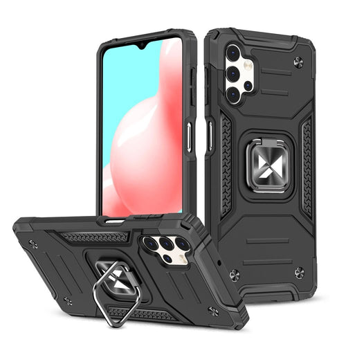 Ring Armor Case Kickstand Wozinsky Tough Rugged για Samsung Galaxy A32 5G Μαύρο | www.lightgear.gr