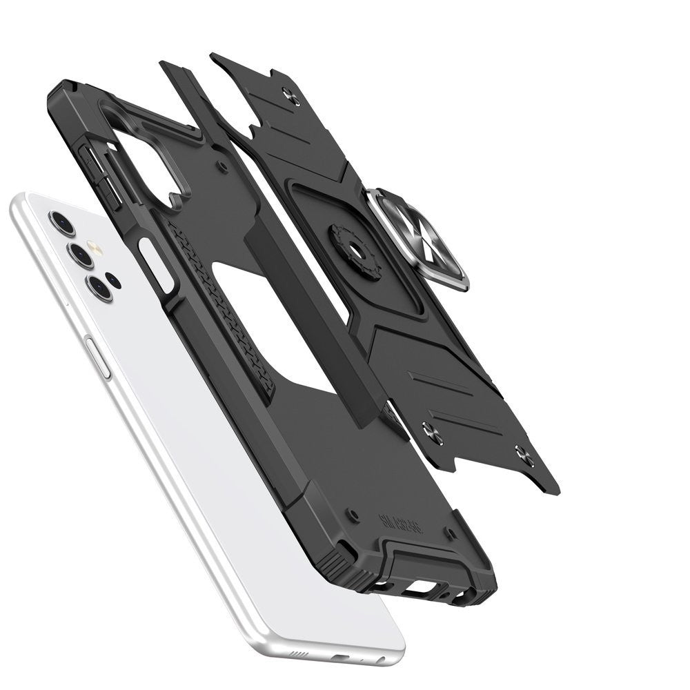 Ring Armor Case Kickstand Wozinsky Tough Rugged για Samsung Galaxy A32 5G Μαύρο | www.lightgear.gr