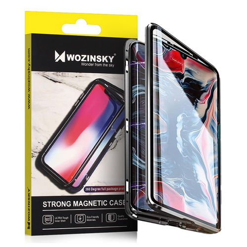 Full Magnetic Case Full Body με Built-in Glass Wozinsky για Samsung Galaxy A72 4G Μαύρο-Διάφανο | www.lightgear.gr