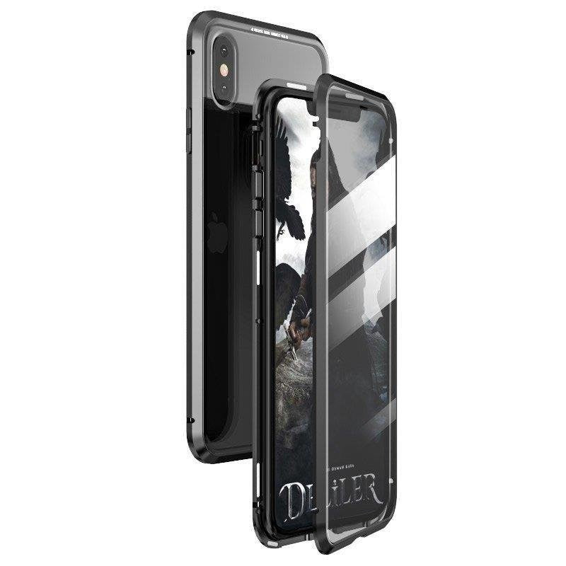 Full Magnetic Case Full Body με Built-in Glass Wozinsky για Samsung Galaxy A72 4G Μαύρο-Διάφανο | www.lightgear.gr
