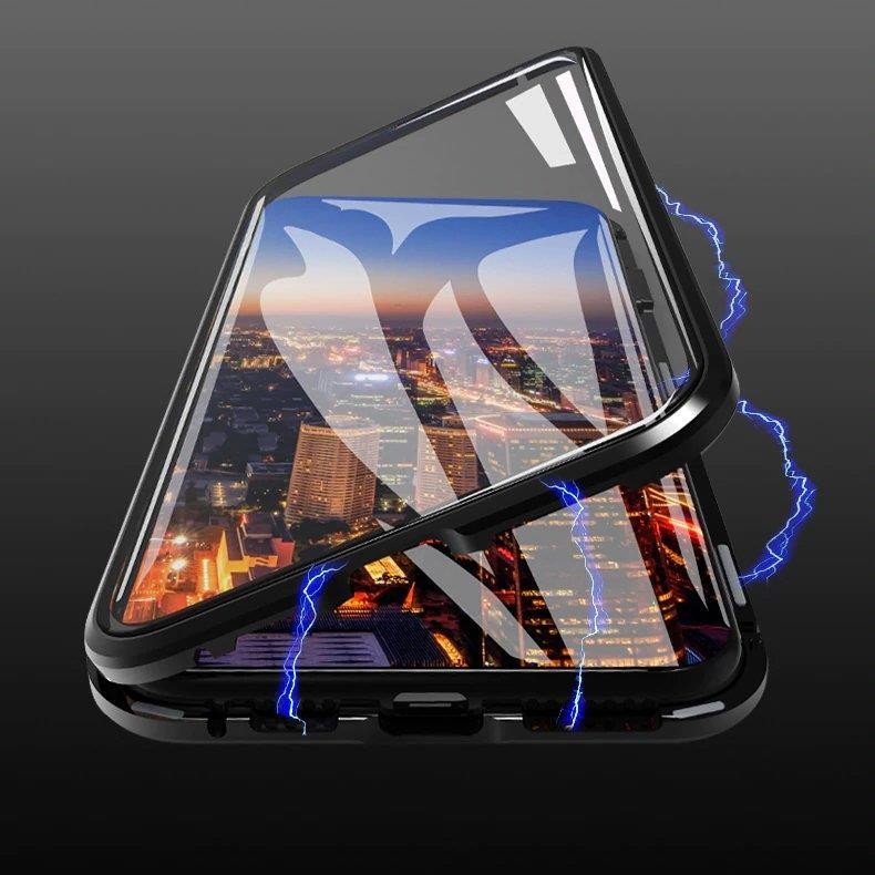 Full Magnetic Case Full Body με Built-in Glass Wozinsky για Samsung Galaxy A72 4G Μαύρο-Διάφανο | www.lightgear.gr