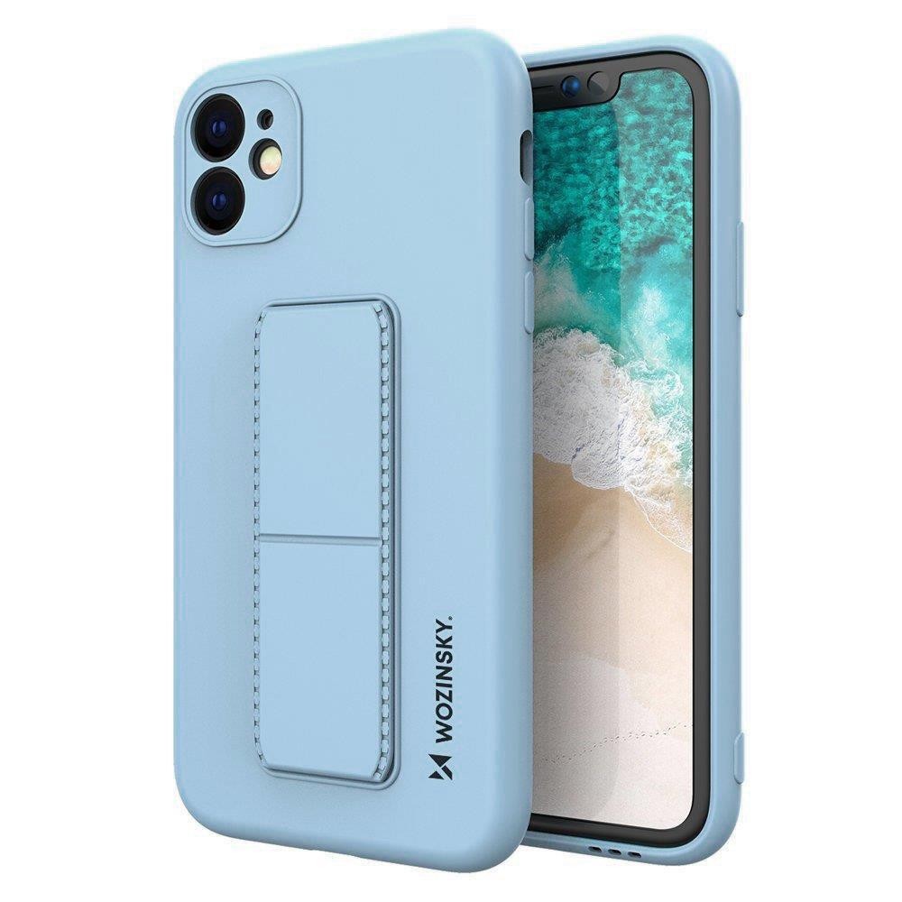 Kickstand Silicone Case με Stand Wozinsky για Samsung Galaxy A72 4G Light Blue | www.lightgear.gr