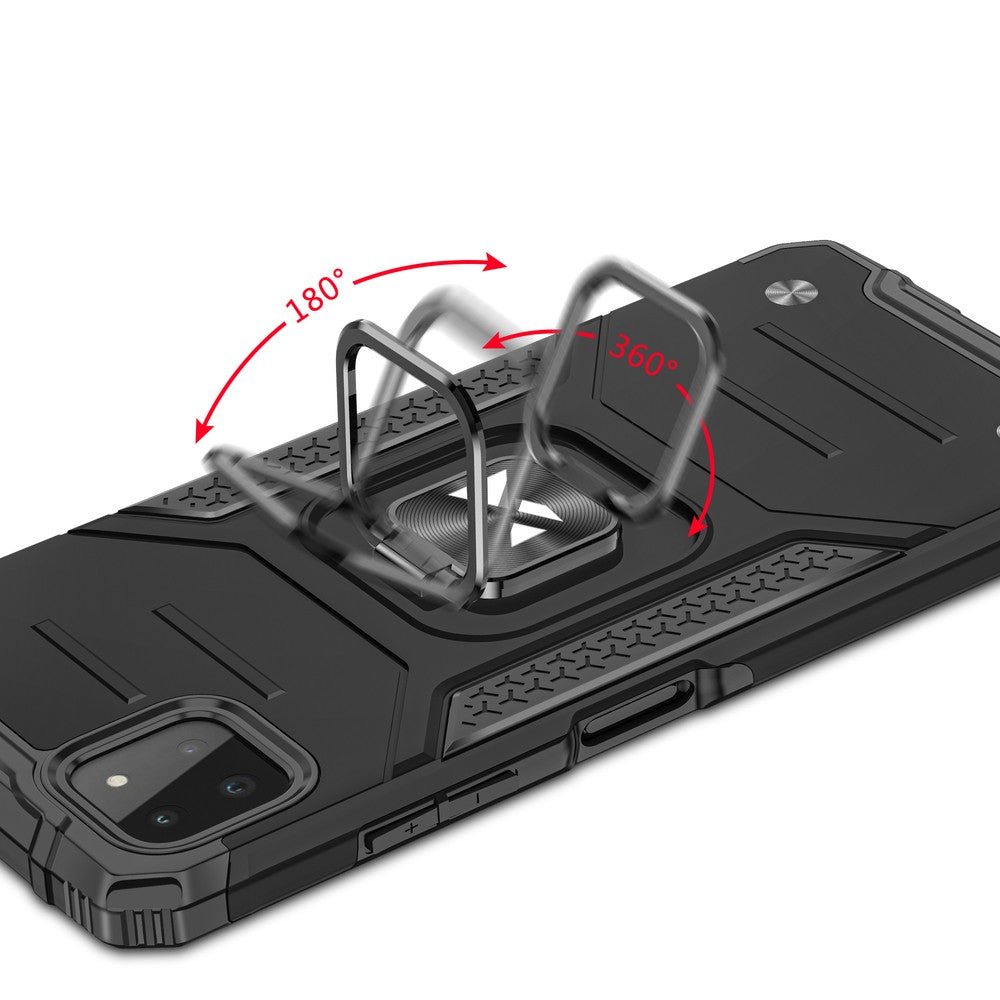 Ring Armor Case Kickstand Wozinsky Tough Rugged για Samsung Galaxy A22 4G Μπλε | www.lightgear.gr