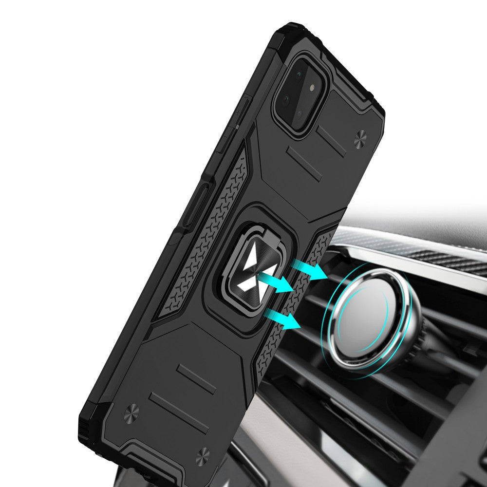 Ring Armor Case Kickstand Wozinsky Tough Rugged για Samsung Galaxy A22 4G Μπλε | www.lightgear.gr