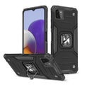 Ring Armor Case Kickstand Wozinsky Tough Rugged για Samsung Galaxy A22 4G Μαύρο | www.lightgear.gr