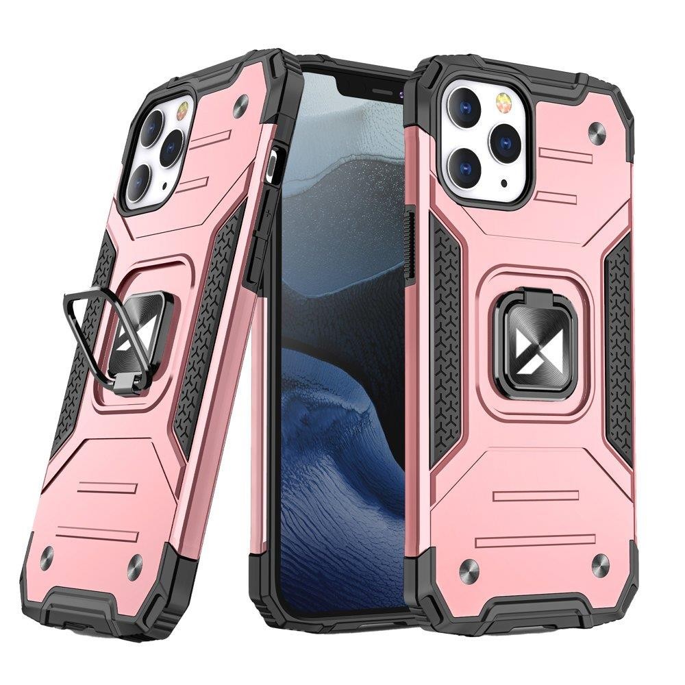 Ring Armor Case Kickstand Wozinsky Tough Rugged για iPhone 13 Rose Gold | www.lightgear.gr