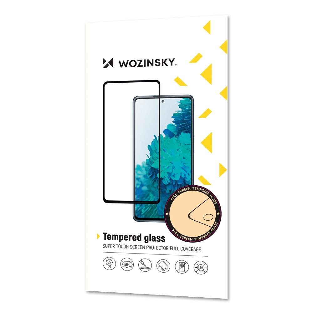 Super Tough Tempered Glass Full Screen Wozinsky με Frame Case Friendly για Oppo Reno6 4G Μαύρο | www.lightgear.gr