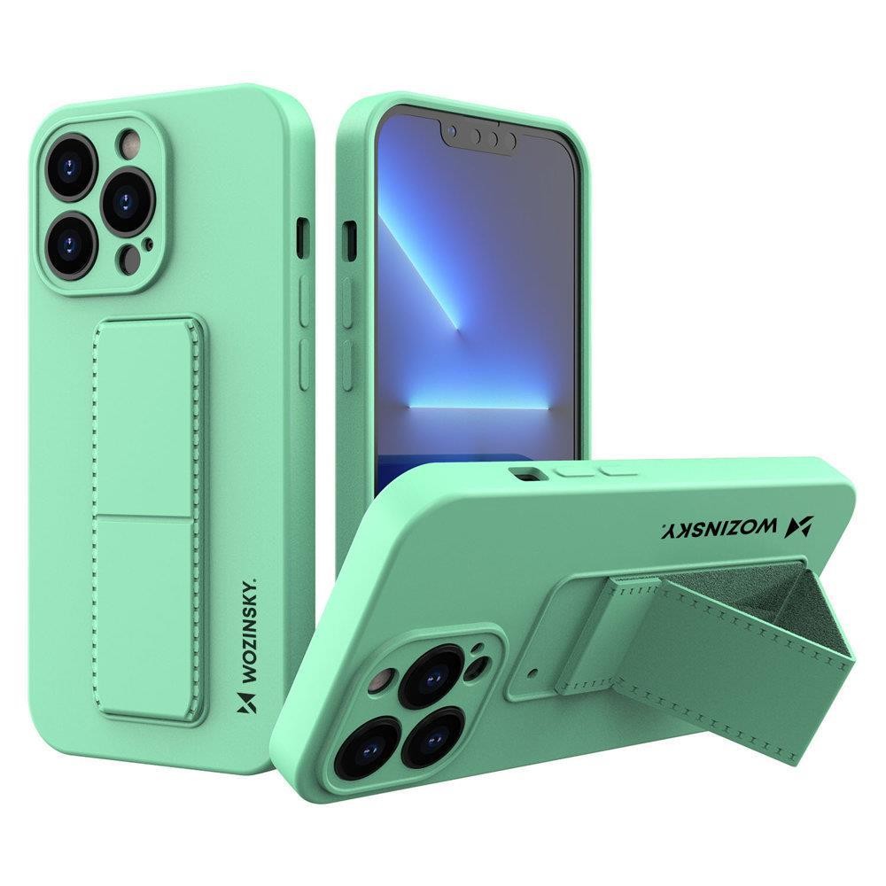 Kickstand Case Wozinsky Silicone με Stand για iPhone 13 Mini Mint | www.lightgear.gr