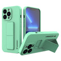 Kickstand Case Wozinsky Silicone με Stand για iPhone 13 Mini Mint | www.lightgear.gr