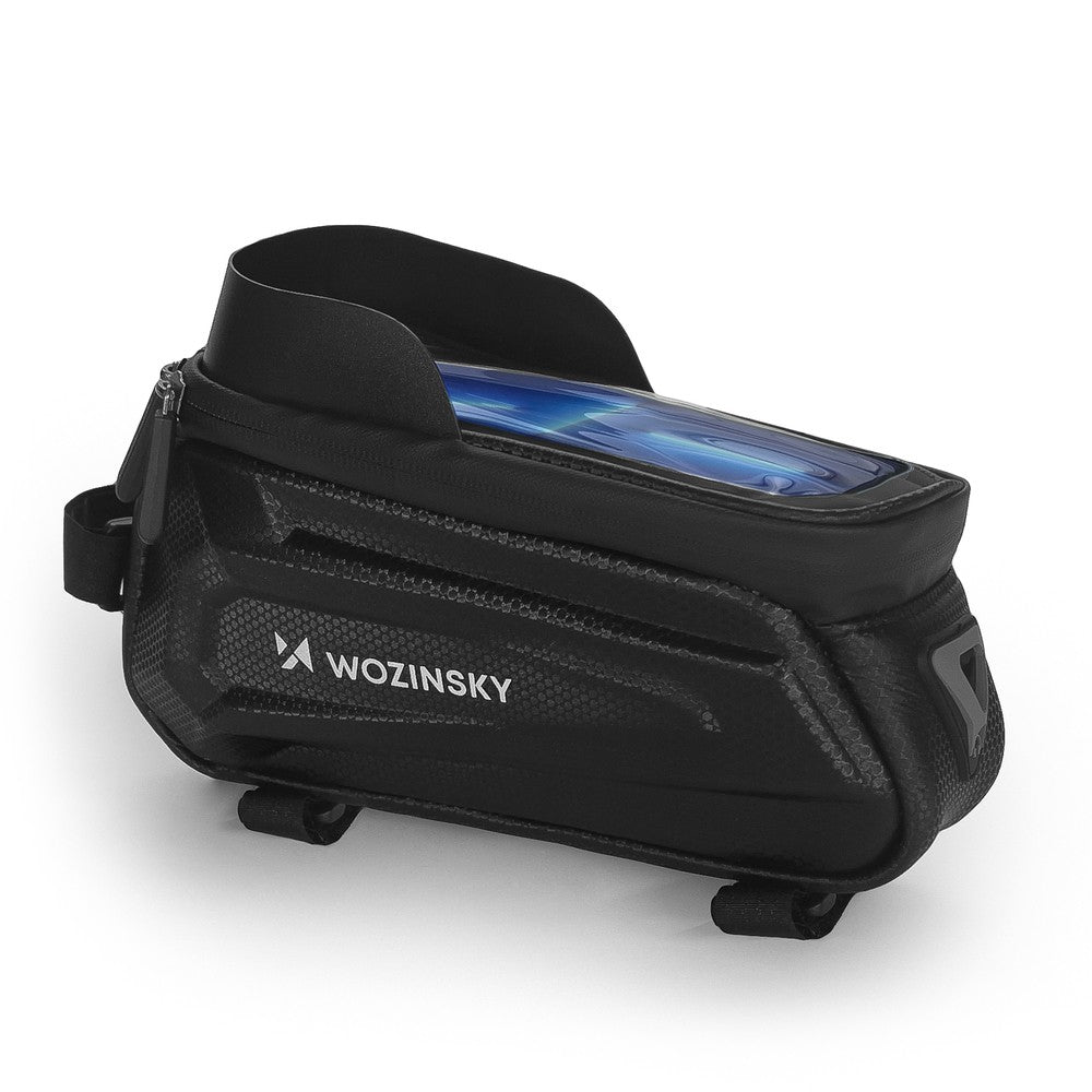 Τσαντάκι Ποδηλάτου Wozinsky με Θήκη Κινητού 1.7lt Μαύρο (WBB28BK) | www.lightgear.gr