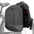 Τσάντα Ποδηλάτου Double Backpack 2in1 Wozinsky 30lt Μαύρο (WBB30BK) | www.lightgear.gr