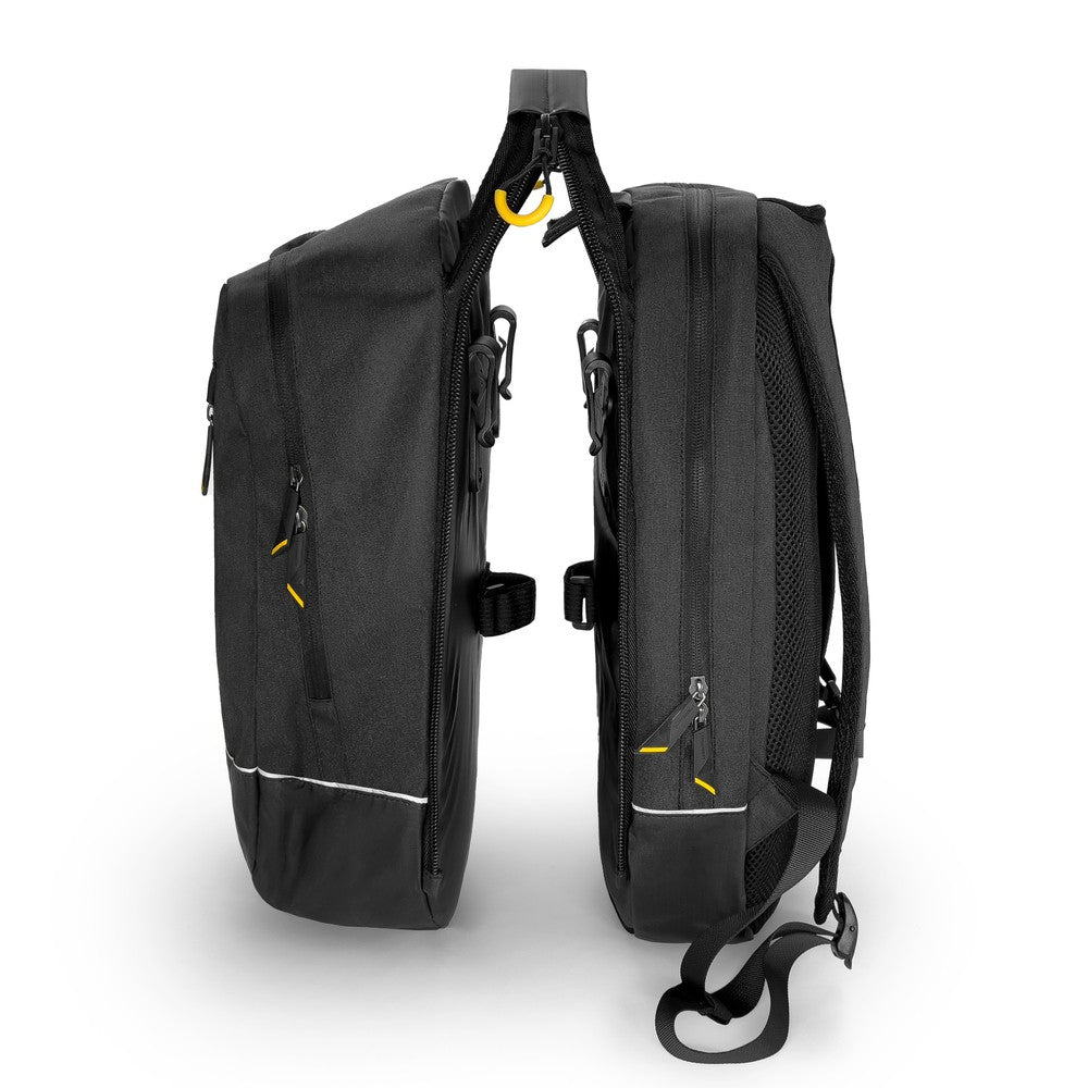 Τσάντα Ποδηλάτου Double Backpack 2in1 Wozinsky 30lt Μαύρο (WBB30BK) | www.lightgear.gr