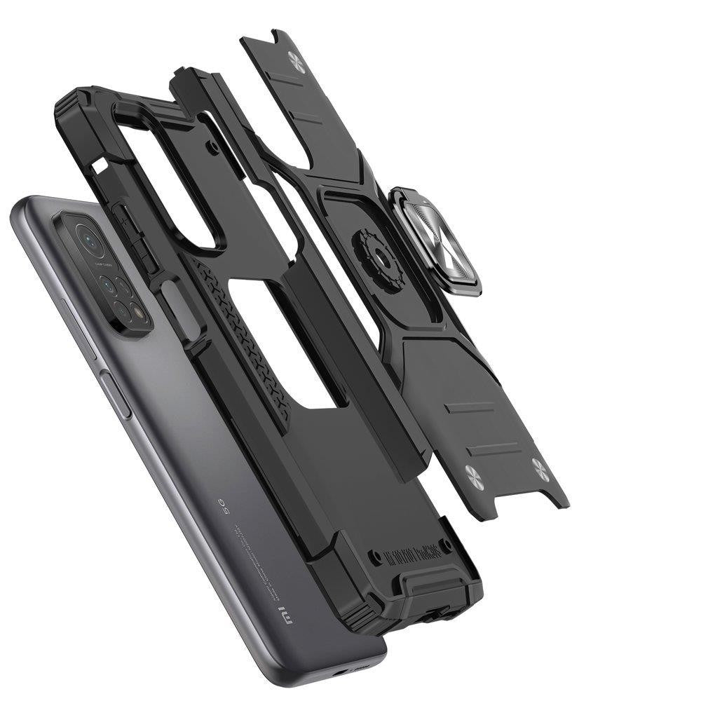Ring Armor Tough Hybrid Case Cover + Magnetic Holder Wozinsky για Samsung Galaxy A03s Μπλε | www.lightgear.gr