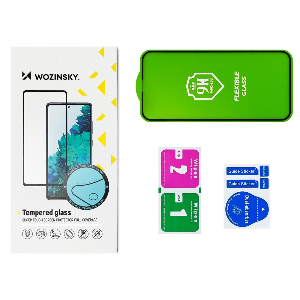 Full Cover Flexi Nano Glass Film Tempered Glass με Frame Wozinsky για Xiaomi Redmi Note 11 Pro+ / 11 Pro Διάφανο | www.lightgear.gr