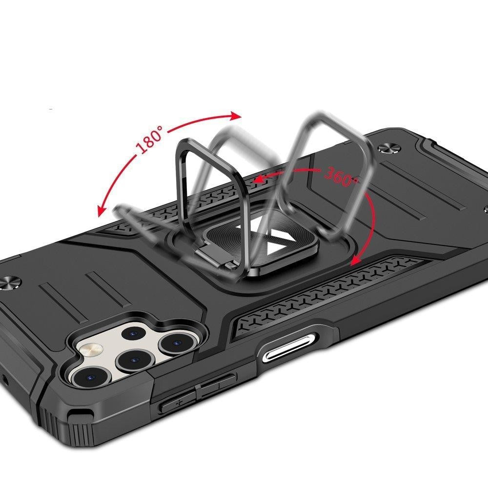 Ring Armor Hybrid Case Cover + Magnetic Mount Wozinsky για Samsung Galaxy A73 Χρυσό | www.lightgear.gr