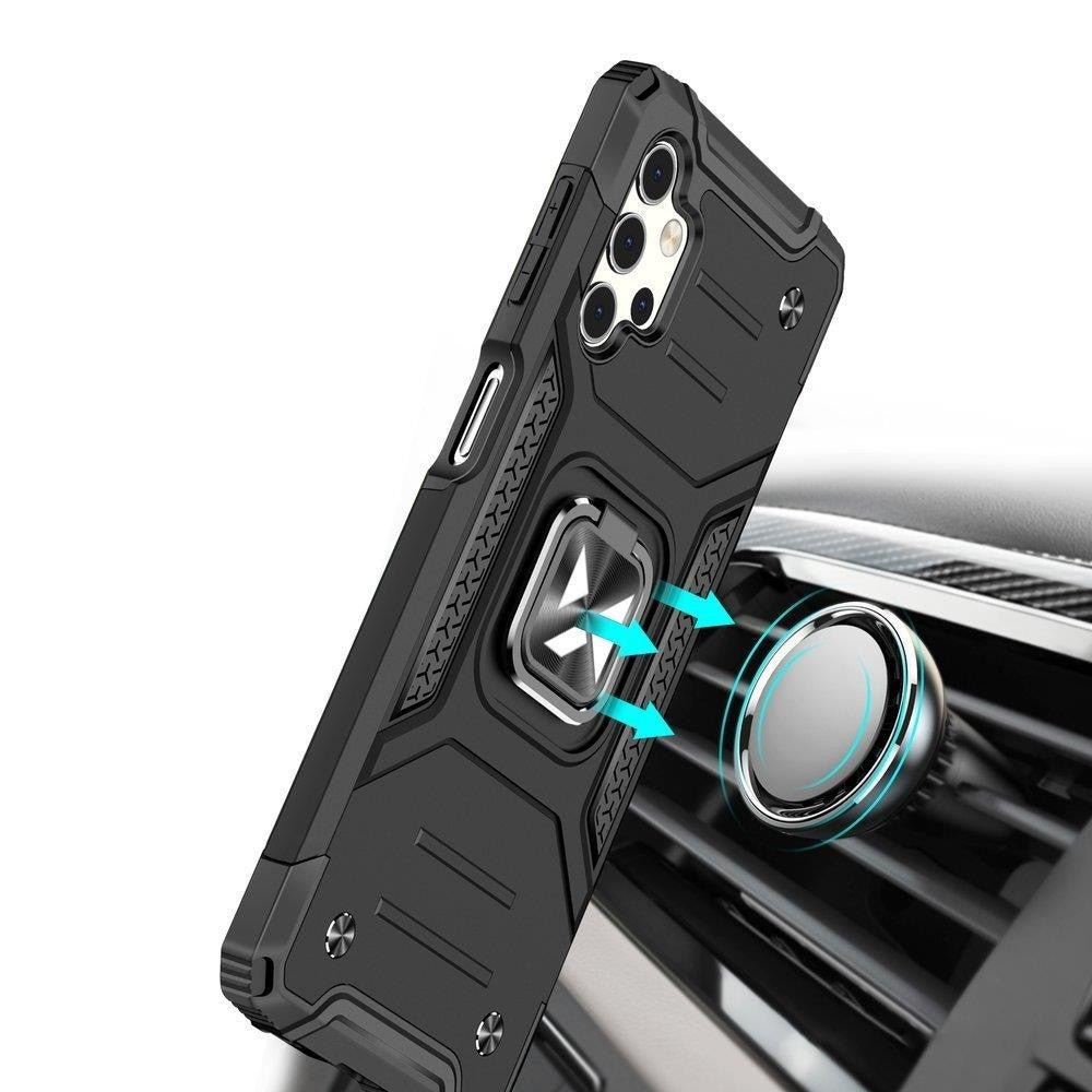 Ring Armor Hybrid Case Cover + Magnetic Mount Wozinsky για Samsung Galaxy A73 Χρυσό | www.lightgear.gr
