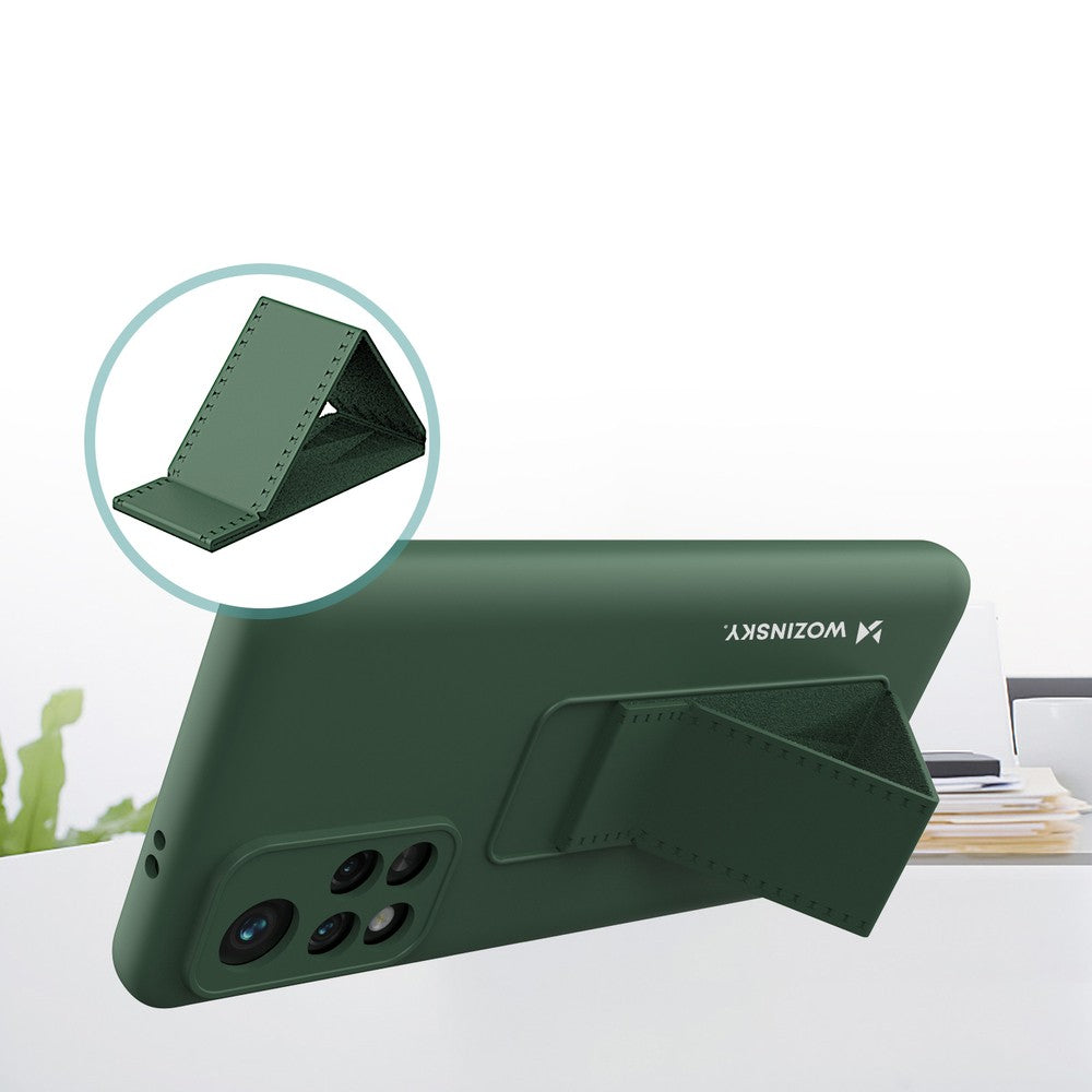 Kickstand Case Σιλικόνης με Stand Wozinsky για Xiaomi Poco M4 Pro 5G Ροζ | www.lightgear.gr