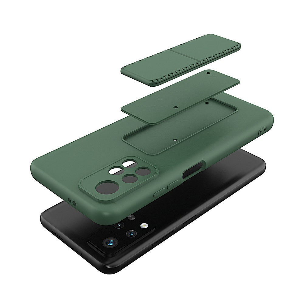 Kickstand Case Σιλικόνης με Stand Wozinsky για Xiaomi Poco M4 Pro 5G Ροζ | www.lightgear.gr