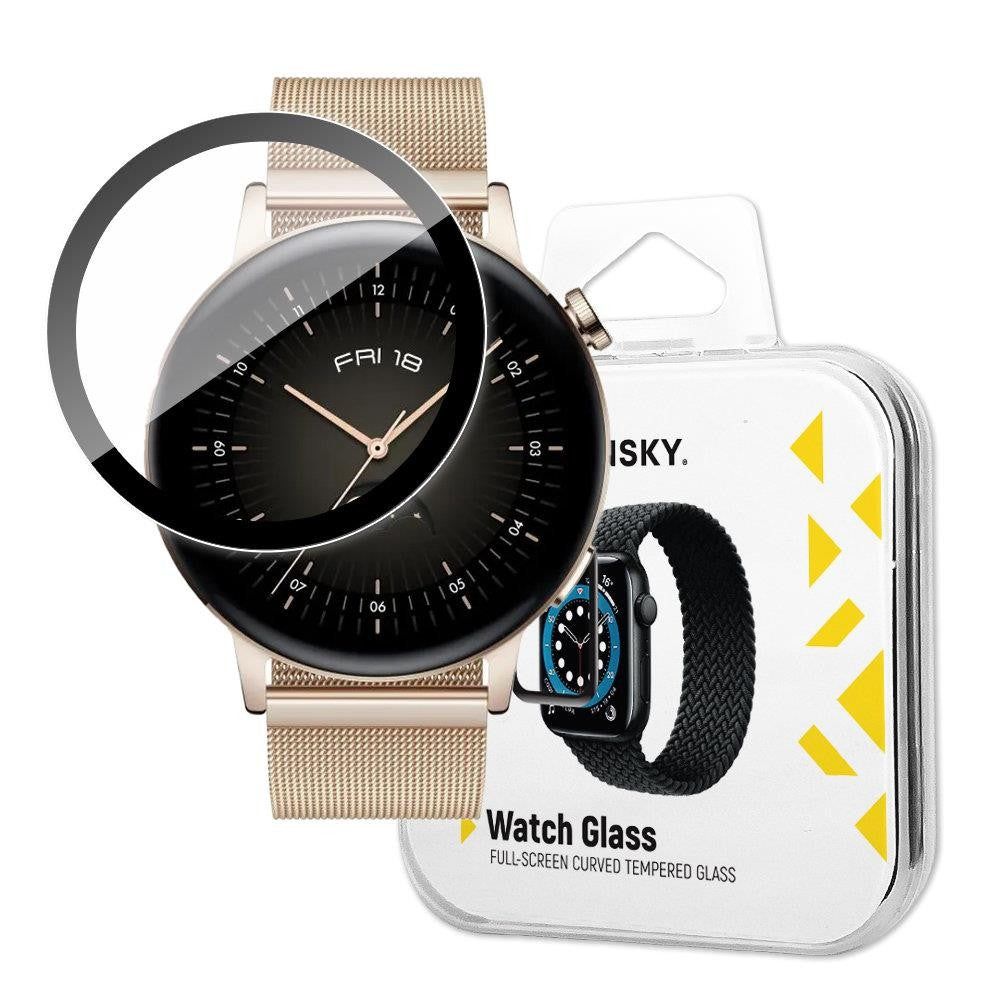 Hybrid Glass Wozinsky για Huawei Watch GT 3 42mm Μαύρο | www.lightgear.gr
