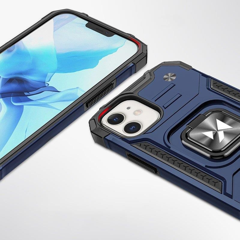 Ring Armor Case Wozinsky με Magnetic Holder για iPhone 14 Plus Μπλε | www.lightgear.gr