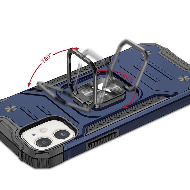 Ring Armor Case Wozinsky με Magnetic Holder για iPhone 14 Plus Μπλε | www.lightgear.gr