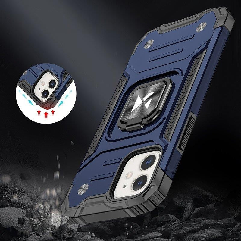 Ring Armor Case Wozinsky με Magnetic Holder για iPhone 14 Plus Μπλε | www.lightgear.gr