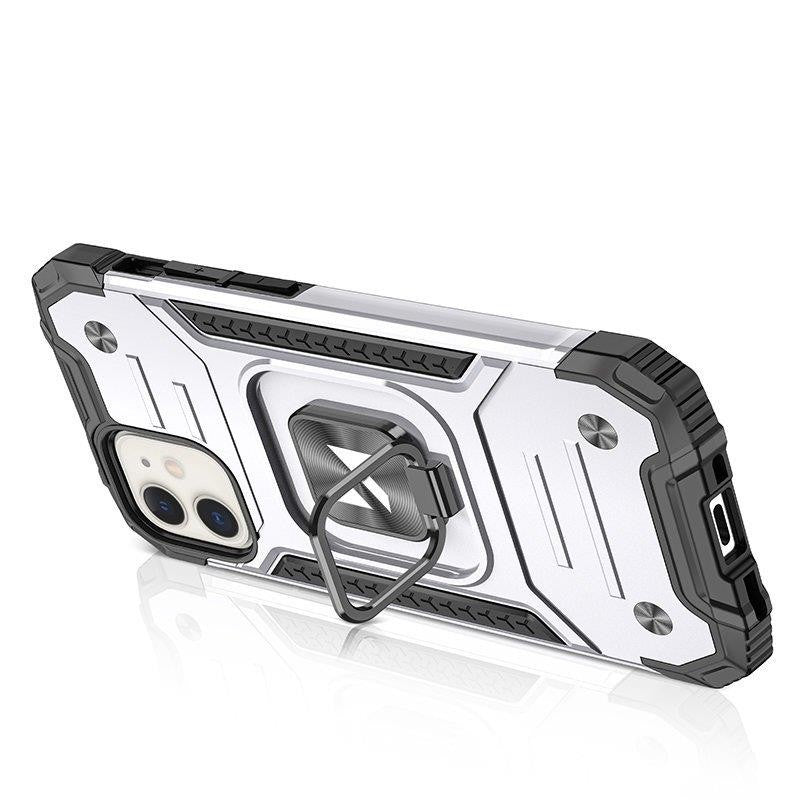 Ring Armor Case Wozinsky με Magnetic Holder για iPhone 14 Silver | www.lightgear.gr