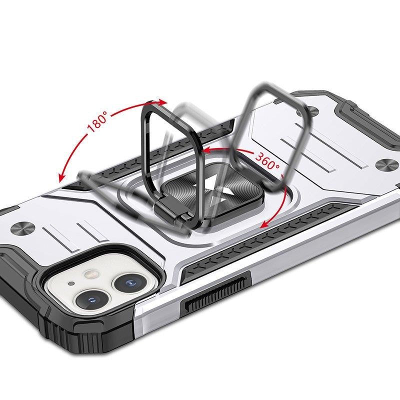 Ring Armor Case Wozinsky με Magnetic Holder για iPhone 14 Silver | www.lightgear.gr