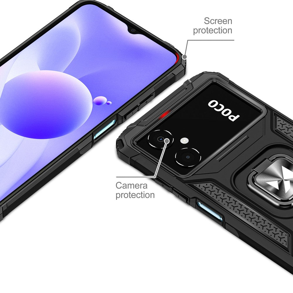 Ring Armor Θήκη Wozinsky με Magnetic Holder για Samsung Galaxy A03 Μαύρο | www.lightgear.gr