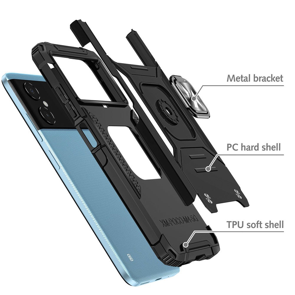 Ring Armor Θήκη Wozinsky με Magnetic Holder για Samsung Galaxy A03 Μαύρο | www.lightgear.gr