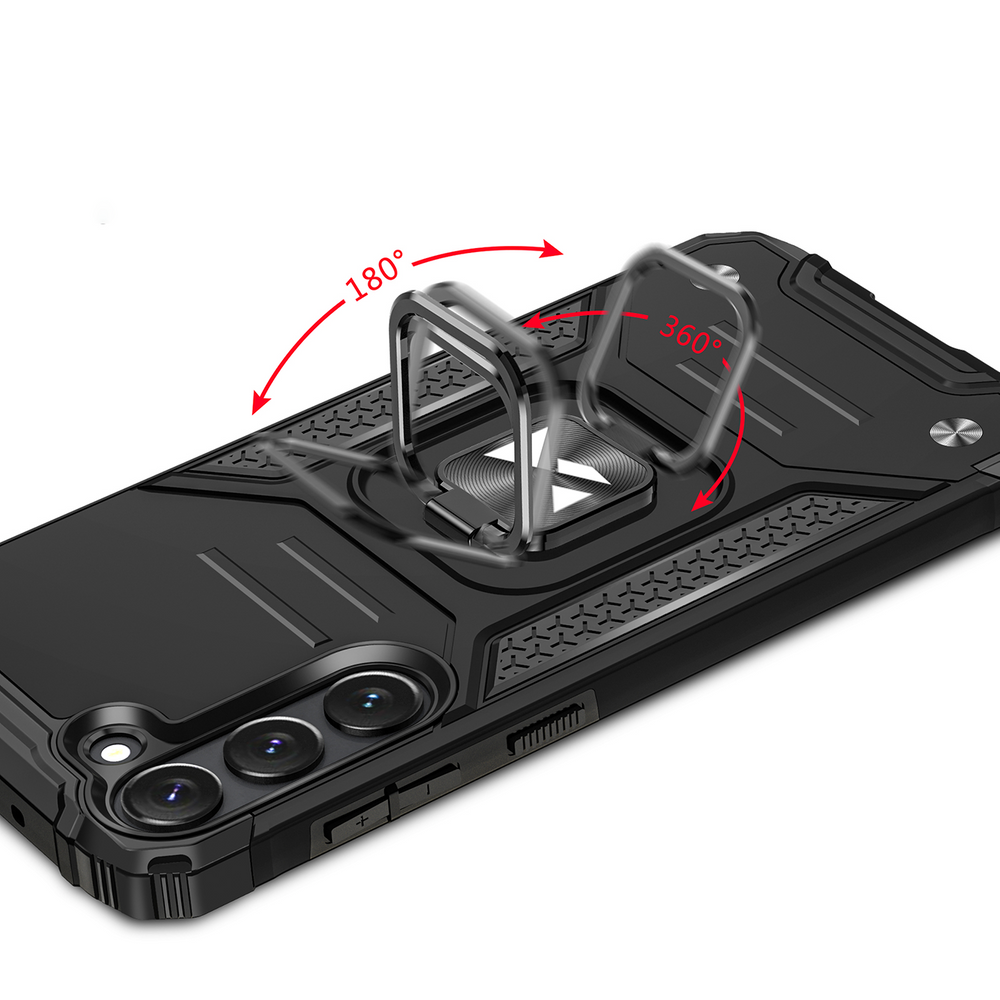 Ring Armor Θήκη Wozinsky με Magnetic Holder για Samsung Galaxy S23+ Μαύρο | www.lightgear.gr